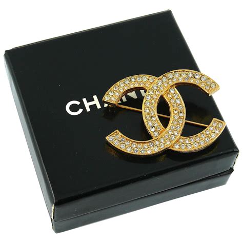 chanel brooch crystal|Chanel brooch vintage.